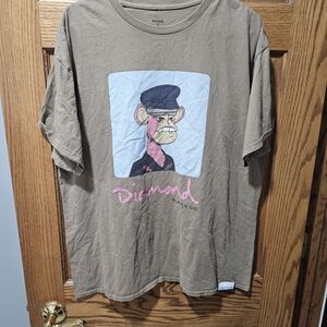 Diamond Supply Co. Brown Graphic T-Shirt